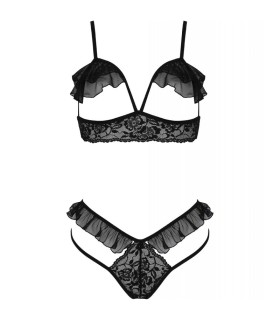 PASSION DOLLY SET DOS PIEZAS NEGRO L XL