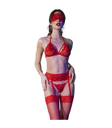CHILIROSE CR 4467 SET CUATRO PIEZAS ROJO L XL