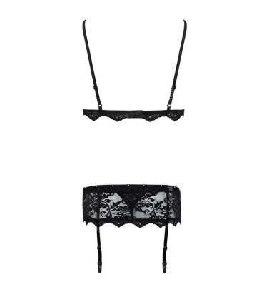 LIVCO CORSETTI FASHION BELITA LC 90231 SUJETADOR PANTY LIGUERO NEGRO L XL