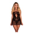 LIVCO CORSETTI FASHION - BARIRIN LC 90633 FALDA + PANTY NEGRO