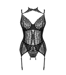 LIVCO CORSETTI FASHION GIELLANDRA FOR THE SENSES COLLECTION CORSET PANTY NEGRO S M