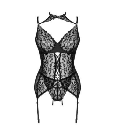 LIVCO CORSETTI FASHION GIELLANDRA FOR THE SENSES COLLECTION CORSET PANTY NEGRO S M