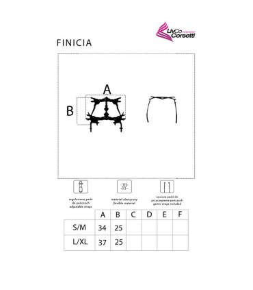 LIVCO CORSETTI FASHION FINICIA LC90724 LIGUERO NEGRO S M