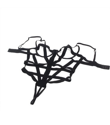 SUBBLIME BODY SEXY CON RECORTES NEGRO L XL