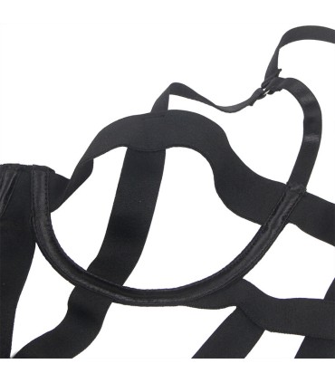 SUBBLIME BODY SEXY CON RECORTES NEGRO L XL