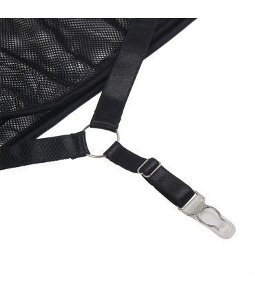 SUBBLIME VESTIDO TRANSPARENTE CUELLO HALTER NEGRO L XL