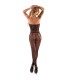 LIVCO CORSETTI FASHION HACINT LC 17342 BODYSTOCKING CROTCHLESS NEGRO TALLA UNICA
