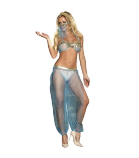 SUBBLIME SET DE LENCERIA INDIA STYLE AZUL S M