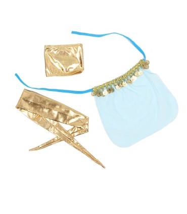 SUBBLIME SET DE LENCERIA INDIA STYLE AZUL S M