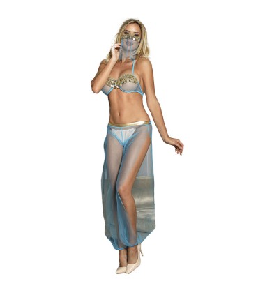 SUBBLIME SET DE LENCERIA INDIA STYLE AZUL L XL