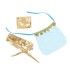 SUBBLIME SET DE LENCERIA INDIA STYLE AZUL L XL