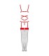 LIVCO CORSETTI FASHION THIARA LC 20213 SET BODY MEDIAS ROJA S M