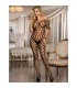 SUBBLIME 951719 BODYSTOCKING DE REJILLA HOMBROS DESCUBIERTOS NEGRO TALLA UNICA