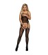 SUBBLIME 951757 BODYSTOCKING CON RECORTES EN FORMA DE CORAZON NEGRO TALLA UNICA