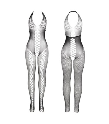 SUBBLIME 951832 BODYSTOCKING ESPALDA ABIERTA Y DETALLES ENTRECRUZADOS NEGRO TALLA UNICA