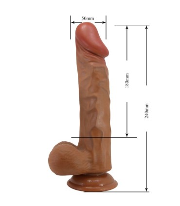 BAILE BURAQ DILDO REALISTICO 24 CM NATURAL