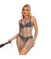 SUBBLIME - 952341 VESTIDO DE REJILLA ARCOIRIS TALLA ÚNICA