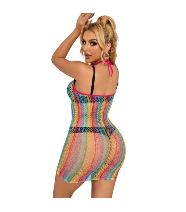 SUBBLIME 952341 VESTIDO DE REJILLA ARCOIRIS TALLA UNICA