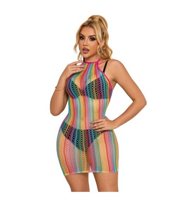 SUBBLIME 952341 VESTIDO DE REJILLA ARCOIRIS TALLA UNICA