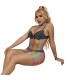 SUBBLIME 952433 VESTIDO DE REJILLA SIN MANGAS CON CUELLO ALTO ARCOIRIS TALLA UNICA
