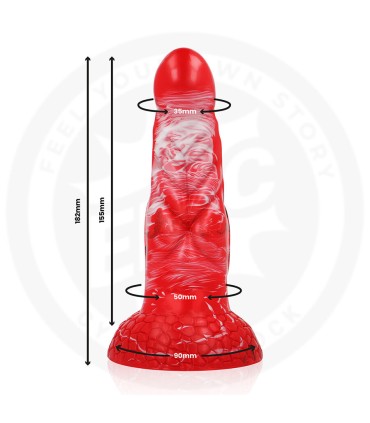 EPIC AGNIS DILDO FUEGO CARMESI