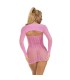 SUBBLIME 952471 VESTIDO DE REJILLA ROSA TALLA UNICA