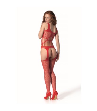 PASSION BS 106 BODYSTOCKING ROJO TALLA UNICA