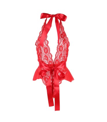 SUBBLIME 953980 BODY SEXY CON VOLANTES CINTURON ROJO L XL
