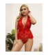 SUBBLIME 953980 BODY SEXY CON VOLANTES CINTURON ROJO L XL