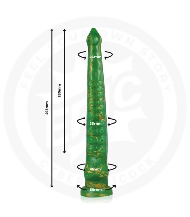 EPIC HYLOS DILDO DESTELLO VERDE