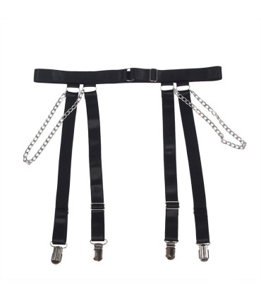 SUBBLIME 954260 BODY CON CADENAS LIGUEROS NEGRO S M