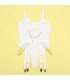 SUBBLIME 954284 BODY CON CADENAS LIGUEROS BLANCO S M