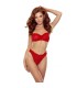 PASSION CATILLA SET TANGA TOP ROJO S M
