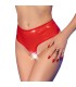 CHILIROSE CR 4841 CROTCHLESS PANTY ROJO S M