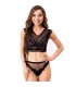 LIVCO CORSETTI FASHION ELIN LC 20212 SUJETADOR PANTIES NEGRO S M