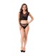 LIVCO CORSETTI FASHION ELIN LC 20212 SUJETADOR PANTIES NEGRO S M