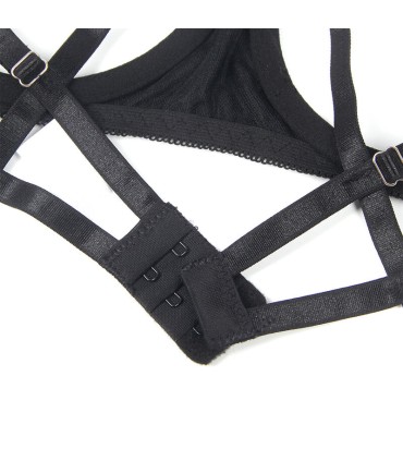 SUBBLIME 955199 SET SUJETADOR CON LAZO NEGRO AJUSTABLE S M