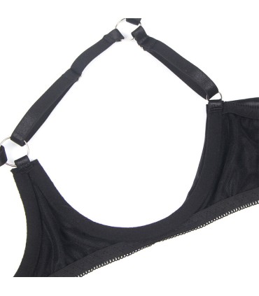 SUBBLIME 955199 SET SUJETADOR CON LAZO NEGRO AJUSTABLE S M