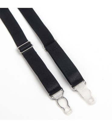 SUBBLIME 955236 SET SUJETADOR CON LIGUERO BONDAGE NEGRO S M