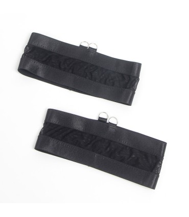 SUBBLIME 955243 SET SUJETADOR CON LIGUERO BONDAGE NEGRO L XL