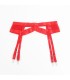 SUBBLIME 955267 SET SUJETADOR CON LIGUERO BONDAGE ROJO L XL