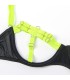 SUBBLIME 955274 SET SUJETADOR CON COLLAR Y DETALLES PARA PIERNAS VERDE FLUORESCENTE S M