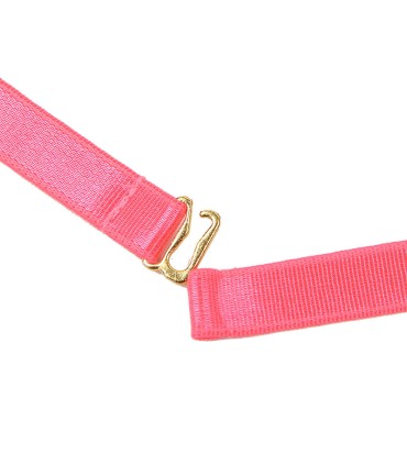 SUBBLIME 955304 SET SUJETADOR CON COLLAR Y DETALLES PARA PIERNAS ROSA FLUORESCENTE L XL