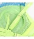 SUBBLIME 955328 SET SUJETADOR CON ENCAJE Y LIGUEROS VERDE Y AZUL L XL