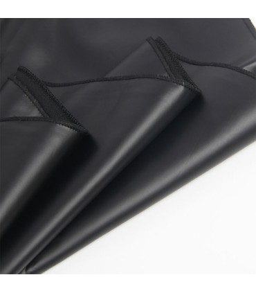 SUBBLIME 955373 VESTIDO CON TIRANTES DE CUERO NEGRO S M