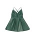 SUBBLIME 955441 VESTIDO CON TIRANTES DE CUERO VERDE L XL