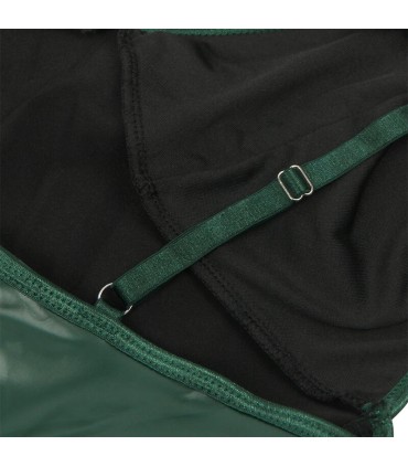 SUBBLIME 955441 VESTIDO CON TIRANTES DE CUERO VERDE L XL