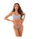 SUBBLIME 957629 CONJUNTO SUJETADOR Y PANTIES CON BORDADOS DE FLORES CELESTE S M