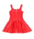 SUBBLIME 957681 VESTIDO DE CUERO CON CREMALLERA DE CORAZON ROJO S M