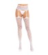 LEG AVENUE MEDIAS DE CORAZON CON LIGAS BLANCO